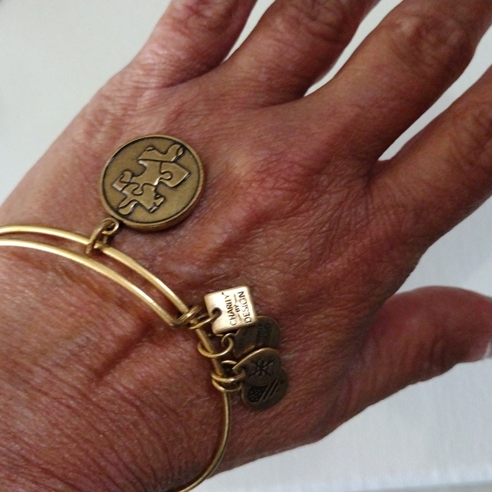 Alex And Ani charm wire bracelet. - Picture 1 of 5